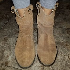 cow girl ankle boots
